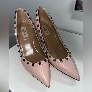 Valentino Pink Studded Heels